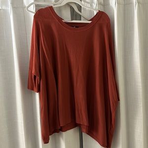 H&M 3/4 length rust colored sweater